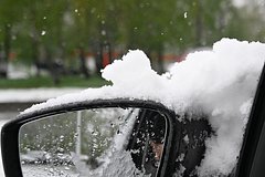 В российском городе выпал сентябрьский снег В российском городе выпал сентябрьский снег