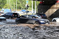 Российский город затопило после ливней Российский город затопило после ливней
