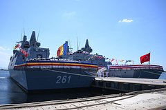Турция впервые в истории построила военный корабль стране-члену НАТО и ЕС